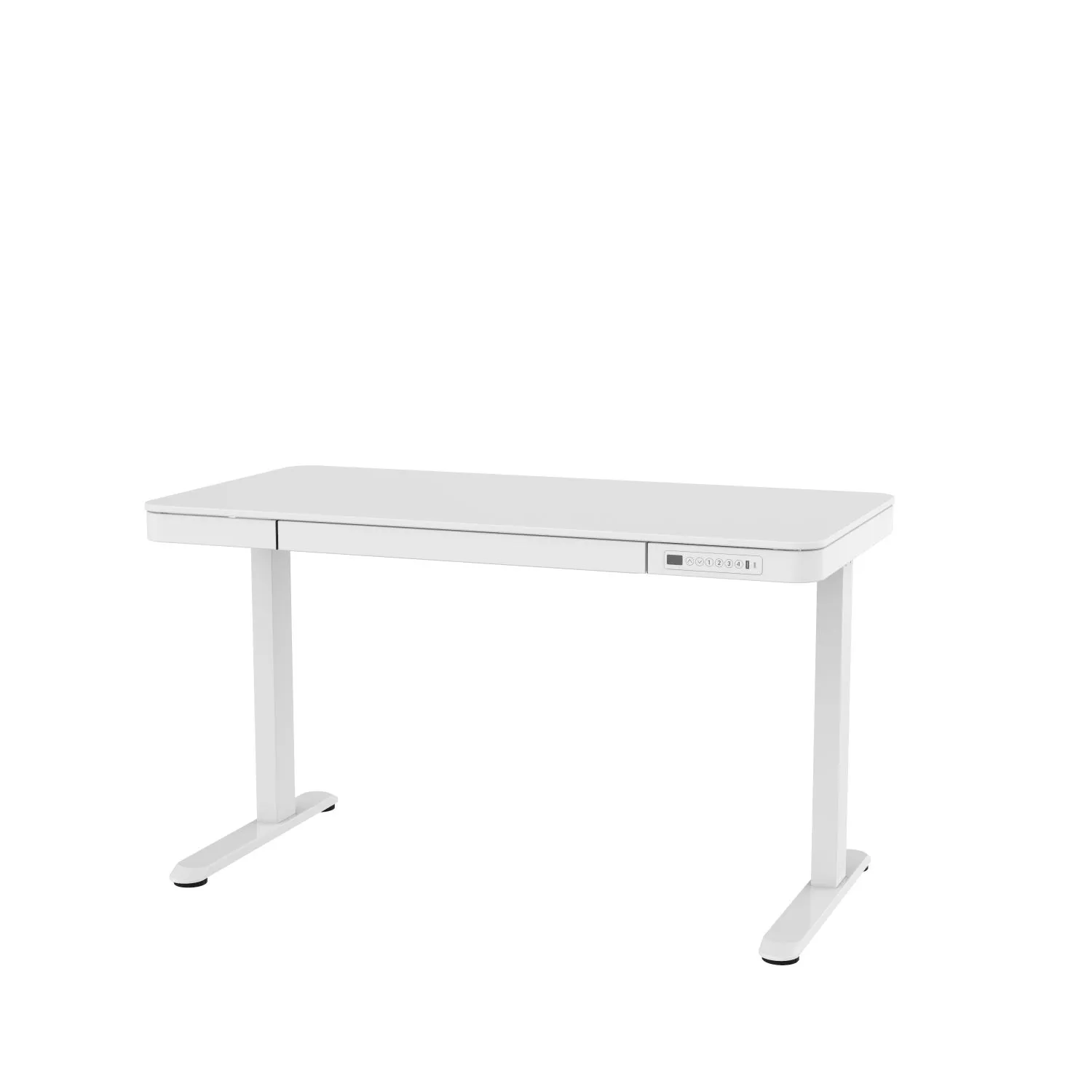 Activejet ET119S-B 120x60, Hvit, 45 kg, 725 - 1225 mm, Tre, Rektangulær form, Stål