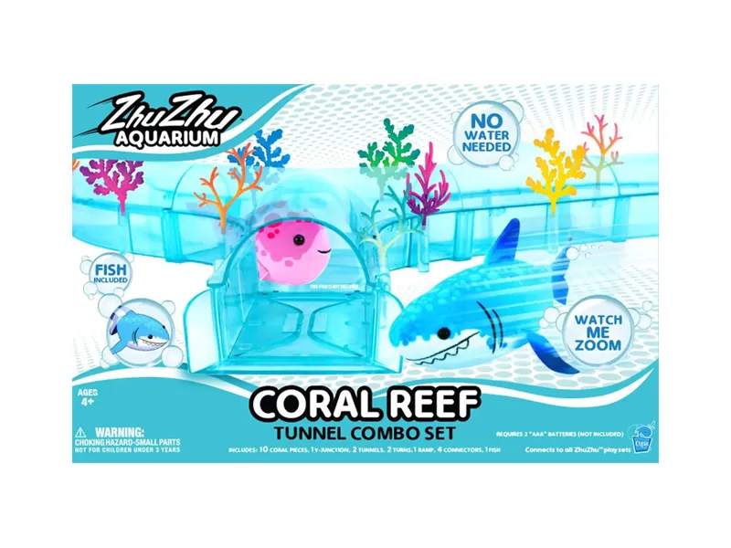 Zhu Zhu Fish Coral Reef Tunnel Combo Set