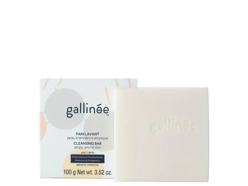 Gallinée Cleansing Bar Natural Moisturising Soap-Free for Normal and Sensitive Skin 100g