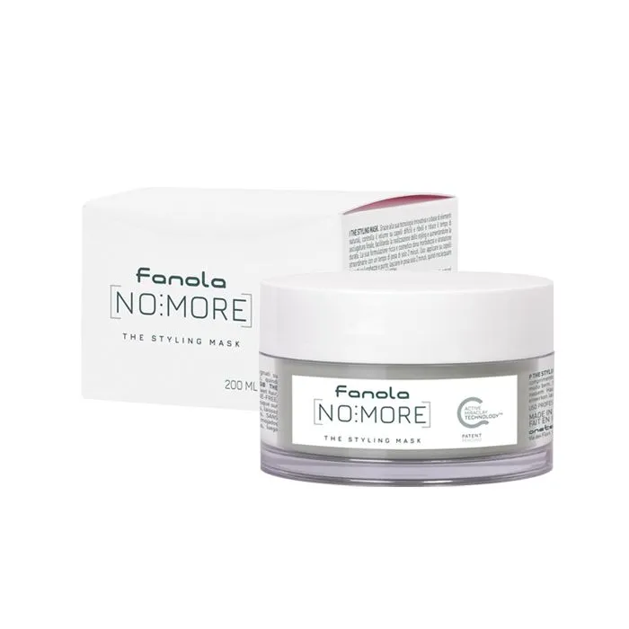 Fanola The Styling Mask Maintain Styling for Longer Time and Reduce Drying Time for Healthier and Vital Hair 2 Minutes Exposure Time 200ml