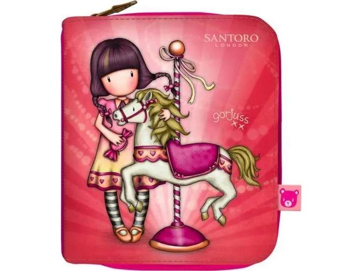 Santoro sammenleggbart lommebok Gorjuss Fairground Carousel