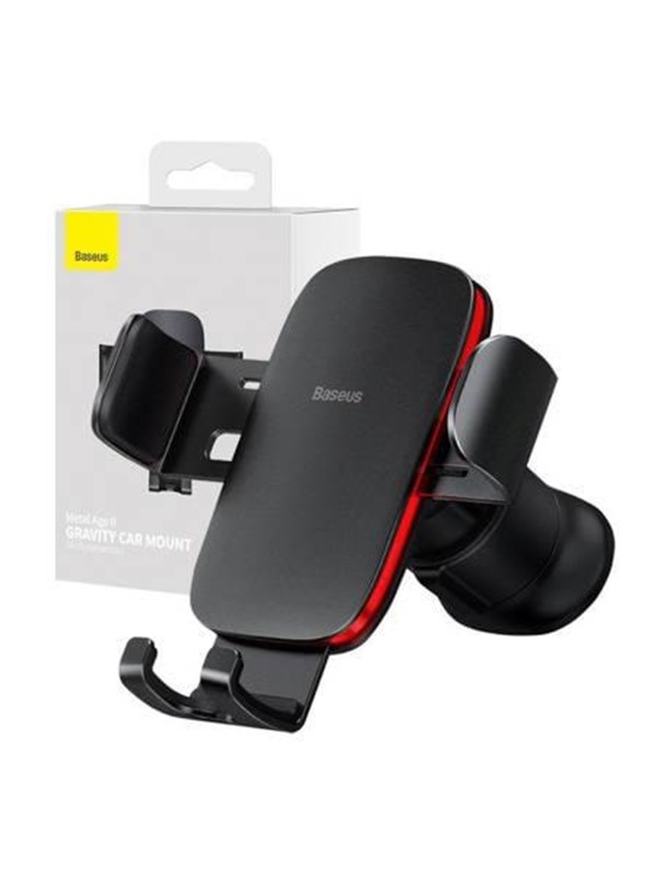 Baseus Metal Age II gravitational grip on the car grid - black