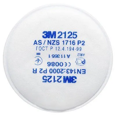 3M 2125, Partikkelfilter, 2 stykker, P2