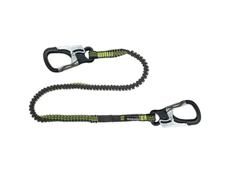 Spinlock lettvekts livline 2 kroker, 2 m elastisk line