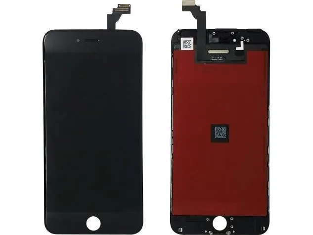 Renov8 display LCD + touch til iPhone 6s Plus - sort (ny LG-skjerm)