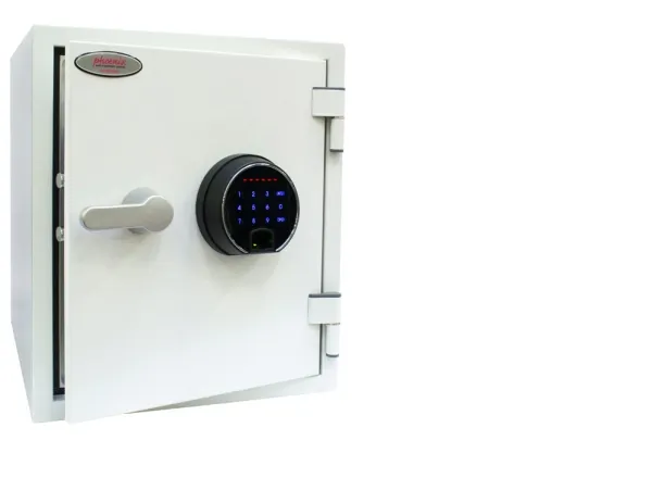 Phoenix Safe Co. Titan FS1282F, Gulvsikker, 25 l, Hvit, Fingeravtrykksleser, Stål, Gulv