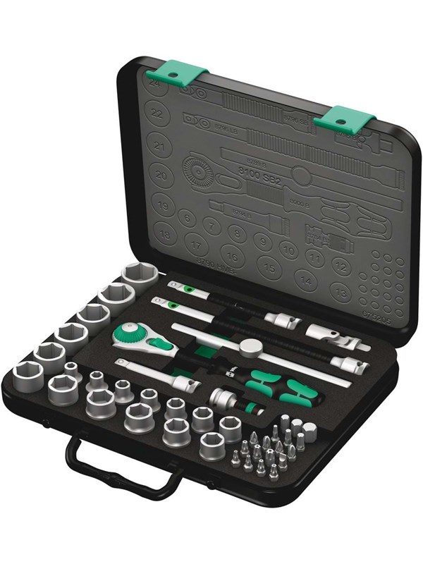 Wera 8100 SB 2 Zyklop Speed-Knarrensatz 3/8""-Antrieb.