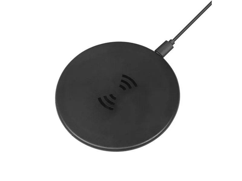 LogiLink PA0208, Innendørs, USB, 5 V, 1 A, Trådløs lading, Sort