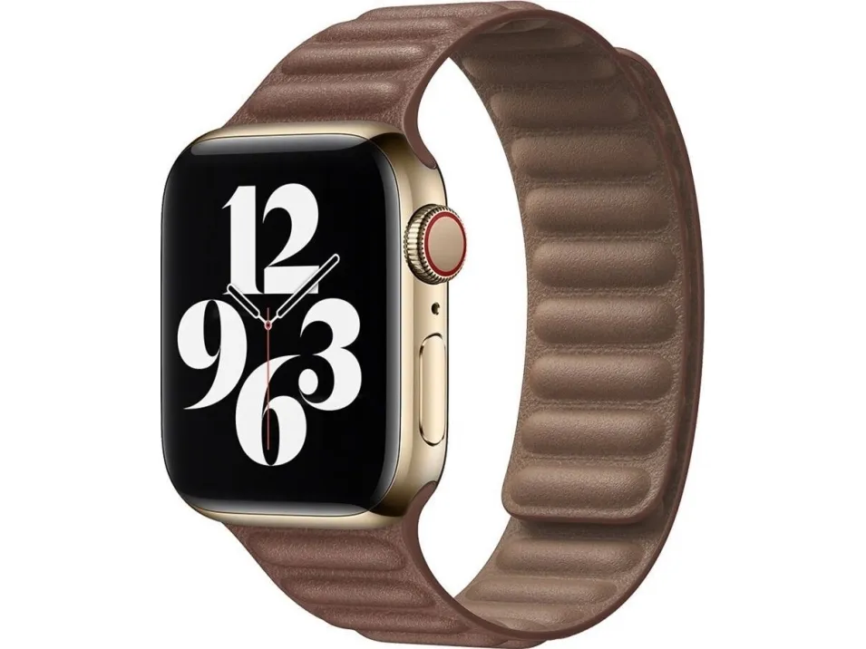 Strado lærreim, bånd for Apple Watch 7 41mm (brun), universal