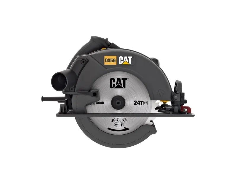 CAT CIRCULAR SAW 1800W 185MM/DX56, Tre, Sort, 18,5 cm, 6000 RPM, 6,5 cm, 4,5 cm