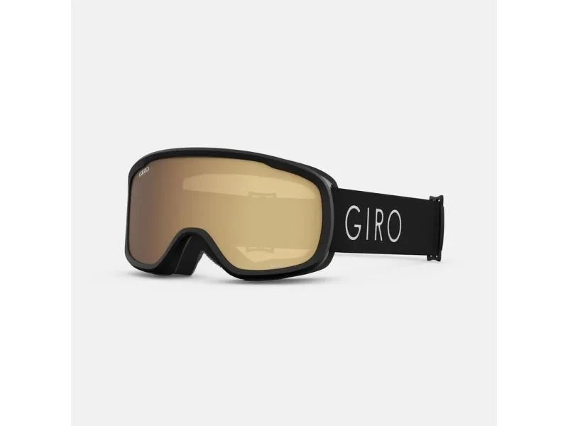 Giro Moxie Flash Goggle, Sort, Kvinner, Sfærisk linse, Polykarbonat, Sort, Gull, Gult