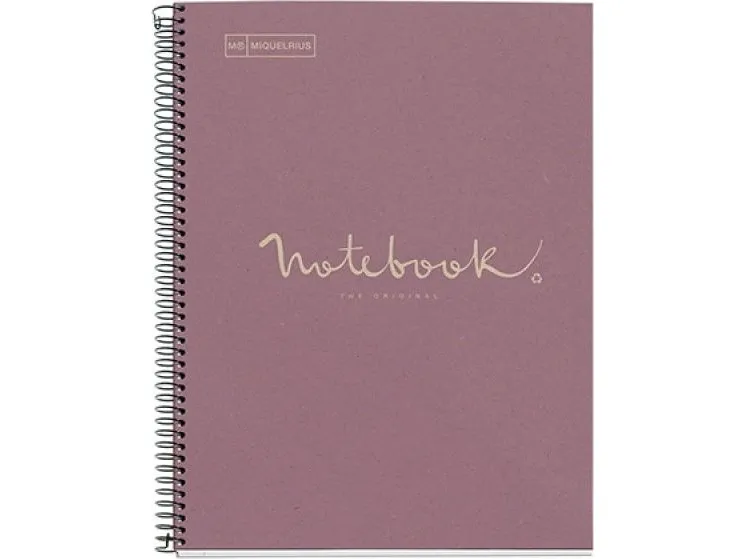 MIQUELRIUS MIQUELRIUS NB-1 Følelsesnotisbok, A4, firkantet, 80 sider, 90g, øko-lavendel