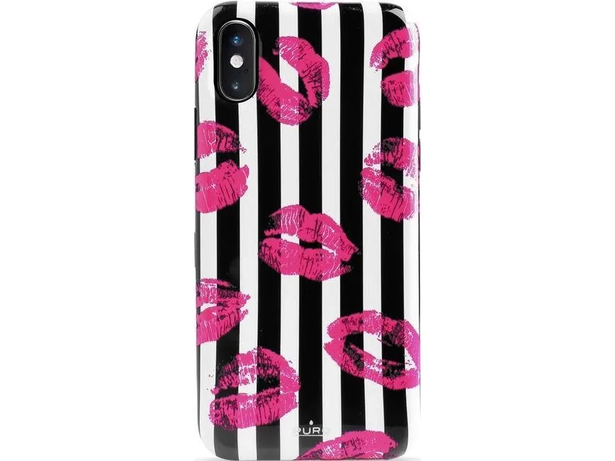 Puro Puro Glam Miami Stripes - Iphone Xs / X Case (kiss)