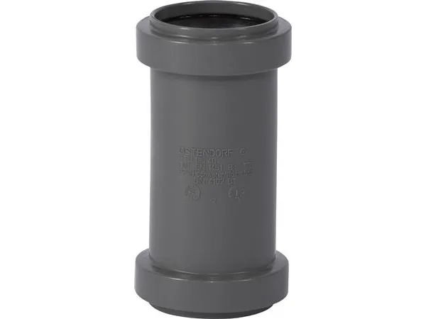 40 mm Skydemuffe afløb PP grå