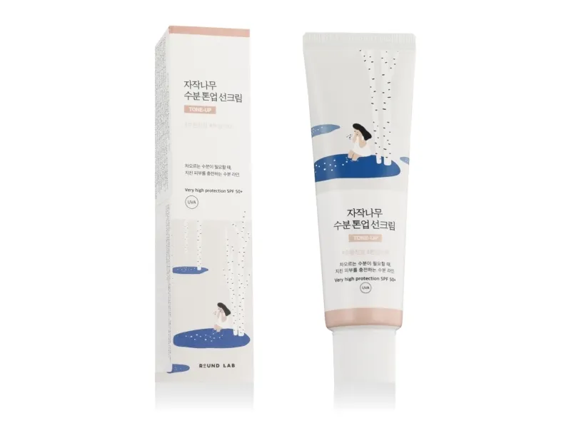 Round Lab Round Lab Tonizujący Creme z filtrem SPF50+ Birch Moisture Tone-Up - 5