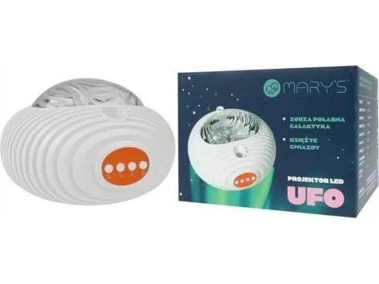 MARY`S UFO GALAXY RGBW-projektor med fjernkontroll - MW20795