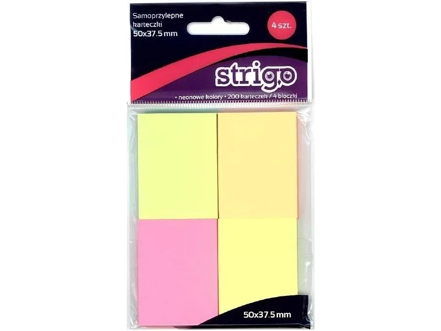 Strigo selvklebende lapper 50x38 mm 200K STRIGO