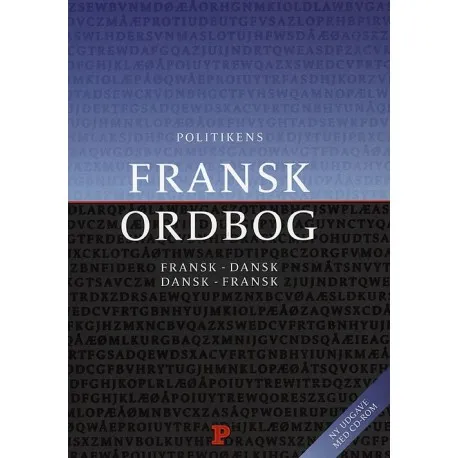 Fransk ordbok med cd-rom.