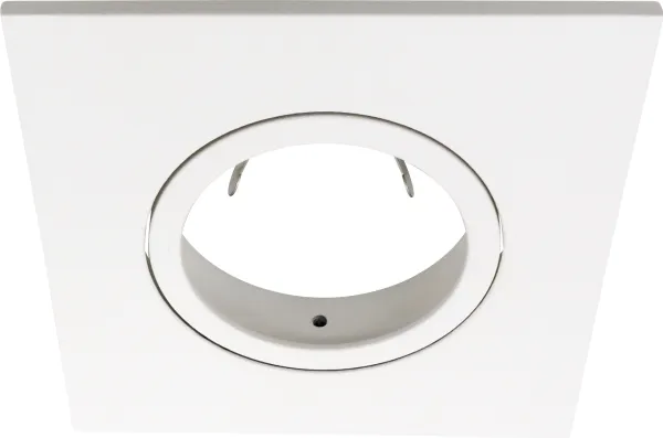 NORDTRONIC GU10 G2 front for Quick/Uni Install G2 & Uni Install Dimmer, matt hvit/firkantet