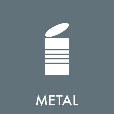 Piktogram METAL 12x12 cm,stk