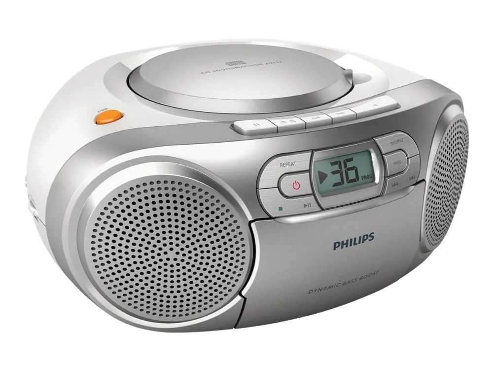 Philips AZ127 - Boomboks - 2 watt - sølv