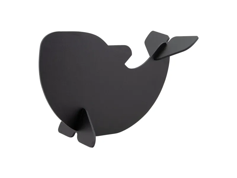 Securit® 3D Animal fritstående Hval tavle