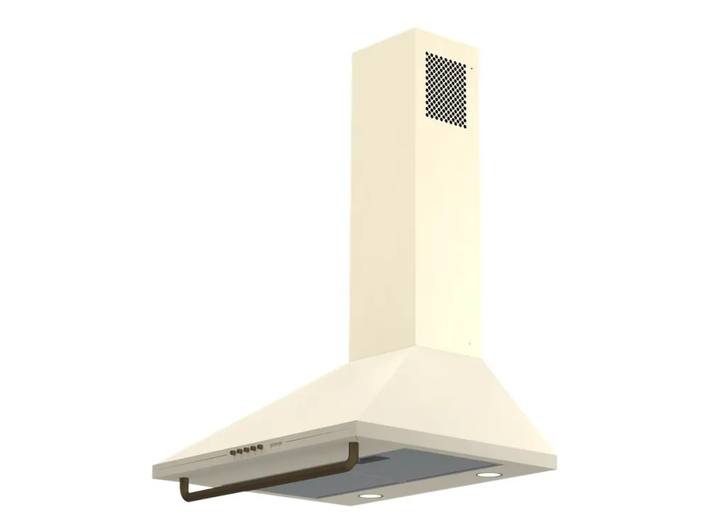 Gorenje WHC63CLI - Panser - røykkanal - bredde: 60 cm - dybde: 50 cm - ekstraksjon og resirkulasjon (-) - elfenben