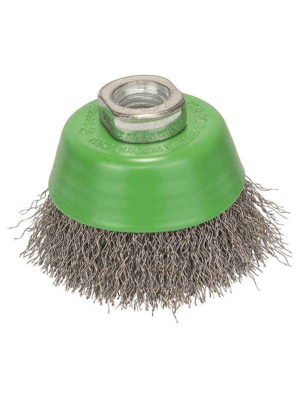 Bosch Koppbørste, krympet, 65, rustfri 65 mm, 0,3 mm, M14