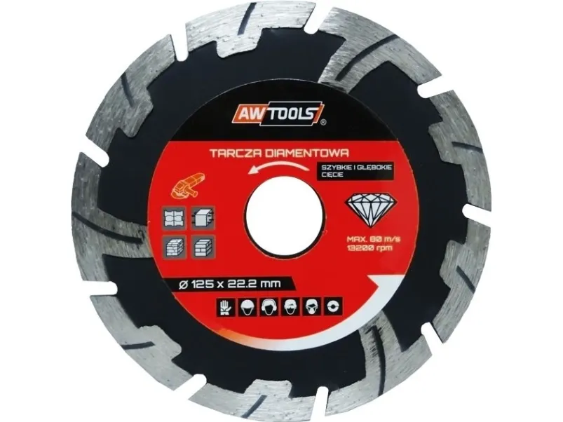AWTools diamantblad hurtige dype kutt 230 x 22,2 mm (AW46230)