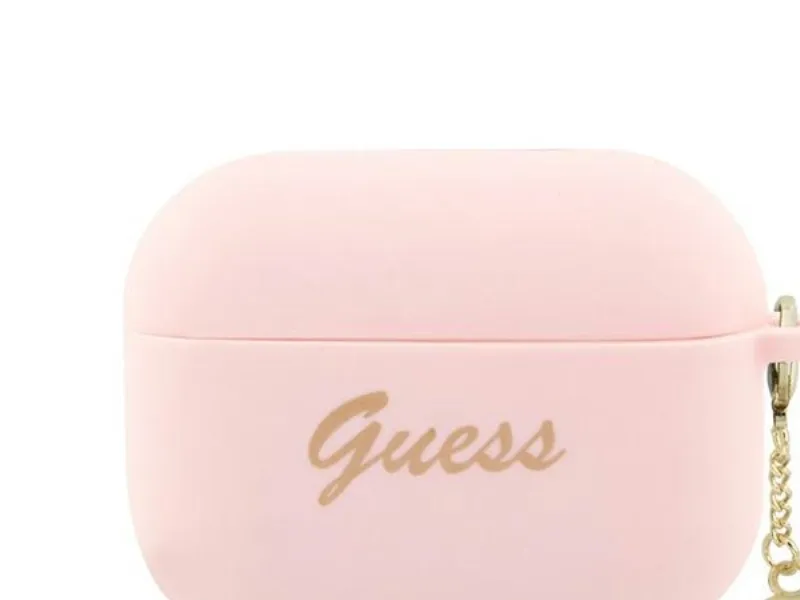 Guess etui GUAP2LSCHSP til Apple AirPods Pro 2 cover rosa/pink silikon Charm Heart Collection