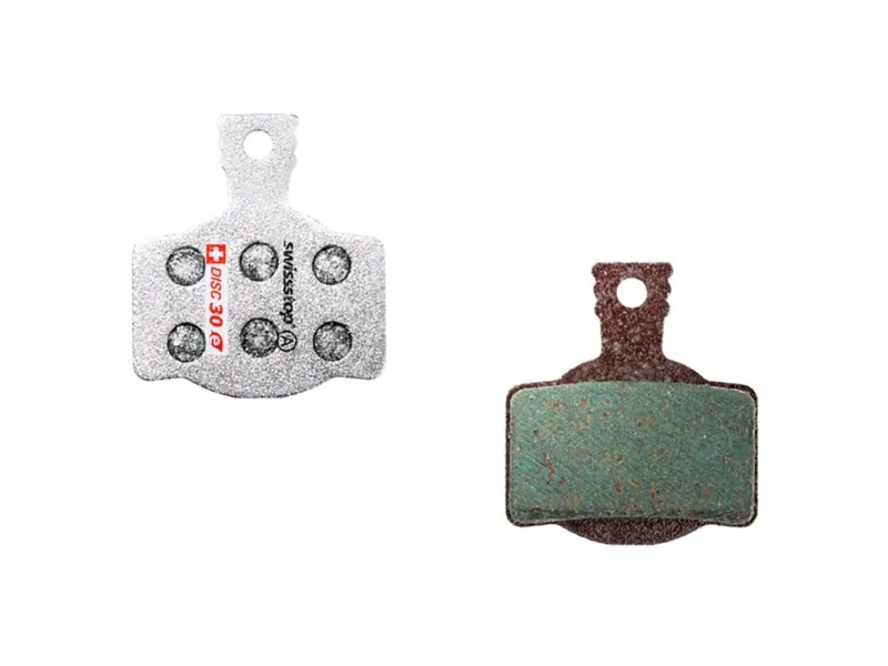 SWISSSTOP Skivebremsekloss Disc 30 E Magura MT 2, MT 4, MT 6, MT 8, Campagnolo Road Disc Organic pad Stålplate 1 sett (2 klosser)