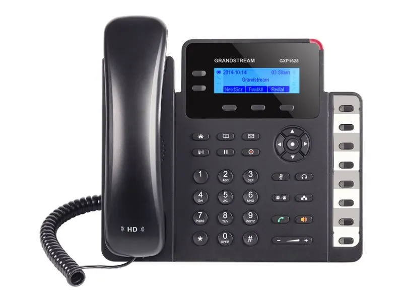 Grandstream GXP1628 - VoIP-telefon - 3-veis samtalekapasitet - SIP - 2 linjer