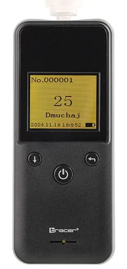 Tracer BreathEZ-2B, Svart, Platinum elektrokjemisk sensor, ‰, 0 - 500%, LCD, Polen