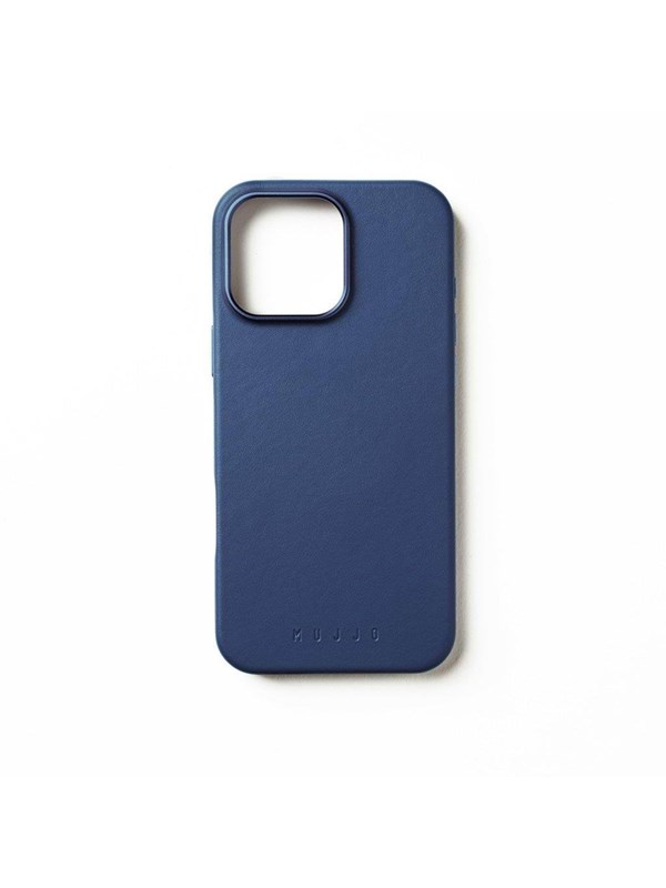 Mujjo Leather Case for iPhone 16 Pro Max - Blue