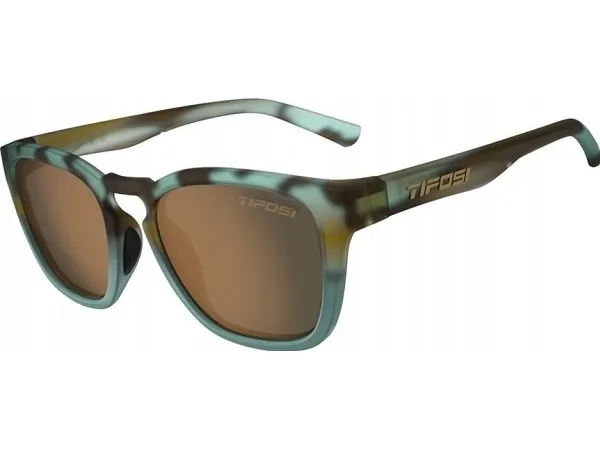 TIFOSI SMIRK matte blue tortoise sportsbriller (1 glass Brown, 17,1% lysgjennomslipp, uten speil) (NEW)