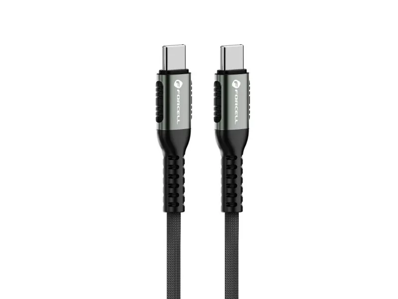 Forcell USB-C-kabel - QC4.0 PD 5A 240W Cafule 3 m