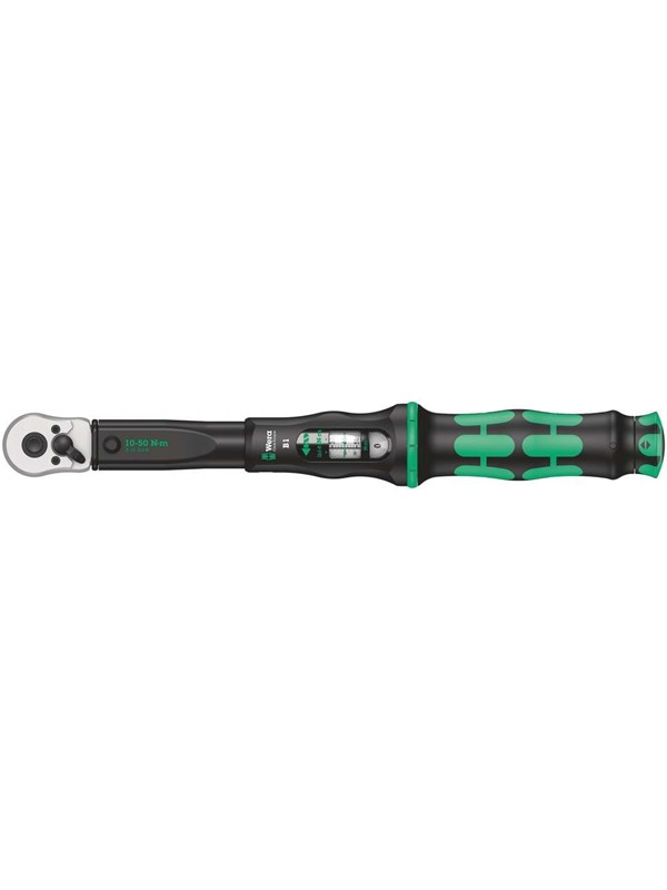 Wera Click-Torque B 1 torque wrench with reversible ratchet 10-50 Nm