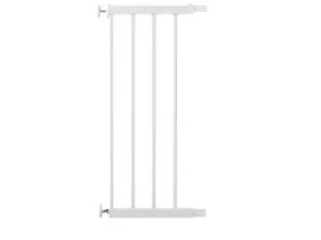 Safety 1st Auto Close, Trappegrindsforlengelse, Hvit, Stål, 1 stykker, Flat Step, Auto Close, Easy Close Metal and Essential Metal Gate, 280 mm