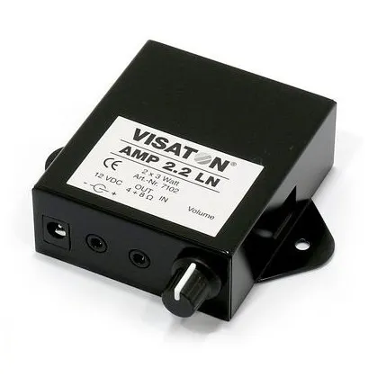 Visaton AMP 2.2 LN, 2.0 kanaler, 10%, 81 dB, 40 - 40000 hz, 3,5 mm, 178 g