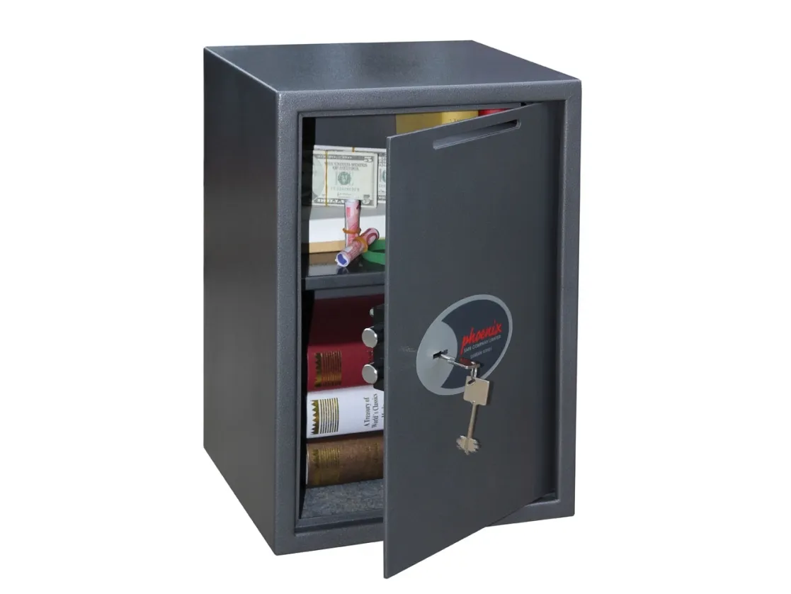 Phoenix Safe Co. VELA DEPOSIT, 51 l, Grafitt, Metallisk, Nøkkel, Stål, 350 mm, 310 mm