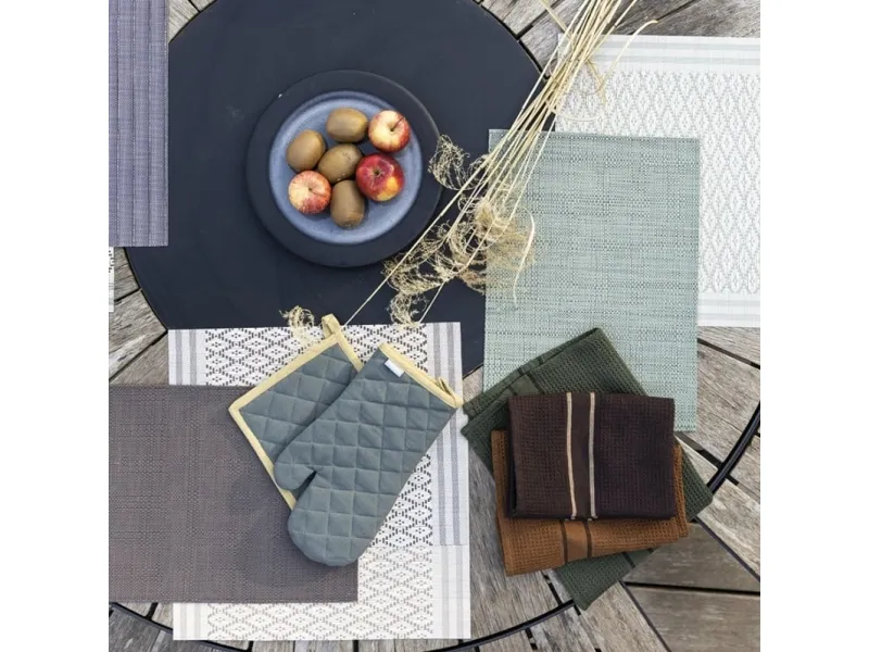 VIVARAISE KADRA PLACEMT MATCHA 33X45