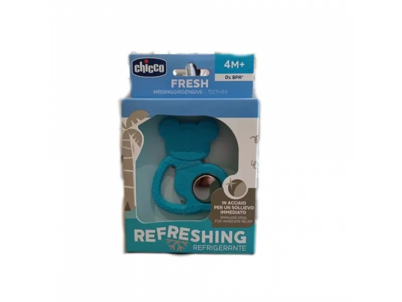 CHICCO-281502 i rustfritt stål KOALA 4M+ tyggeleke