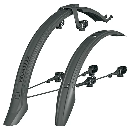 SKS VELOFLEXX 55, Foran og bak (sett), Værbestanding, Vanntett, Sort