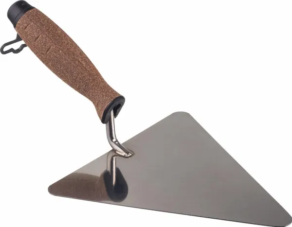 AWTools trekantet fil i rustfritt stål 200 mm med korkholder