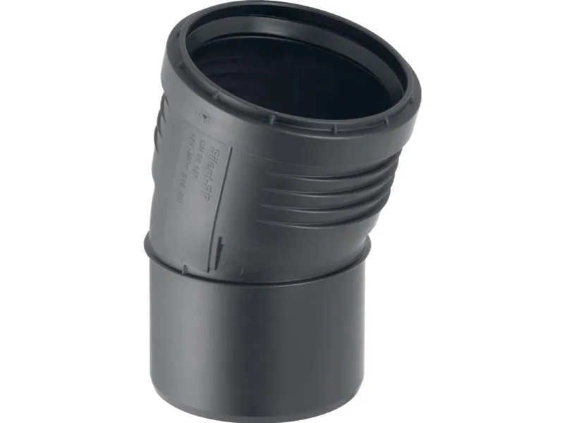 90 mm x 15° Bøjning Silent PP Geberit