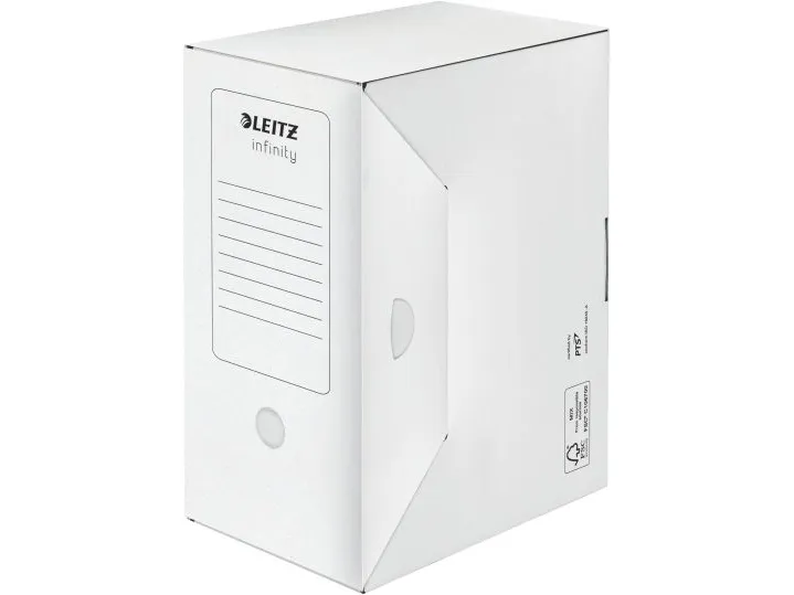 Leitz Infinity - Boksfil - bokryggbredde: 150 mm - for A4 (210 x 297 mm) - hvit