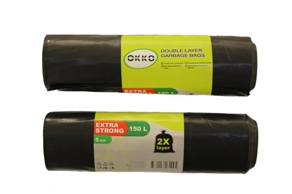 Stabilus søppelsekker til hjemmet 150 L 5 stk (18399000)