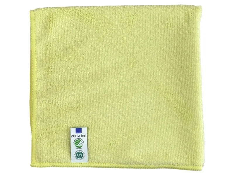 Rengjøringsklut ABENA Puri-Line Basic 40x40 cm gul mikrofiber (10 stk.)