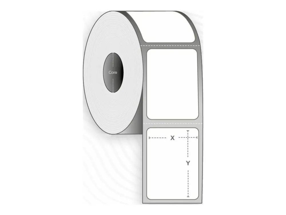 Capture - Permanet adhesiv - belagt - hvit - 102 x 102 mm 5728 etikett(er) (4 rull(er) x 1432) merkelapper (alternativ for: Zebra 76528)