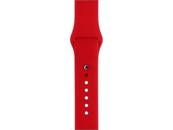 Mercury silikonrem til Apple Watch 44 mm rød/red
